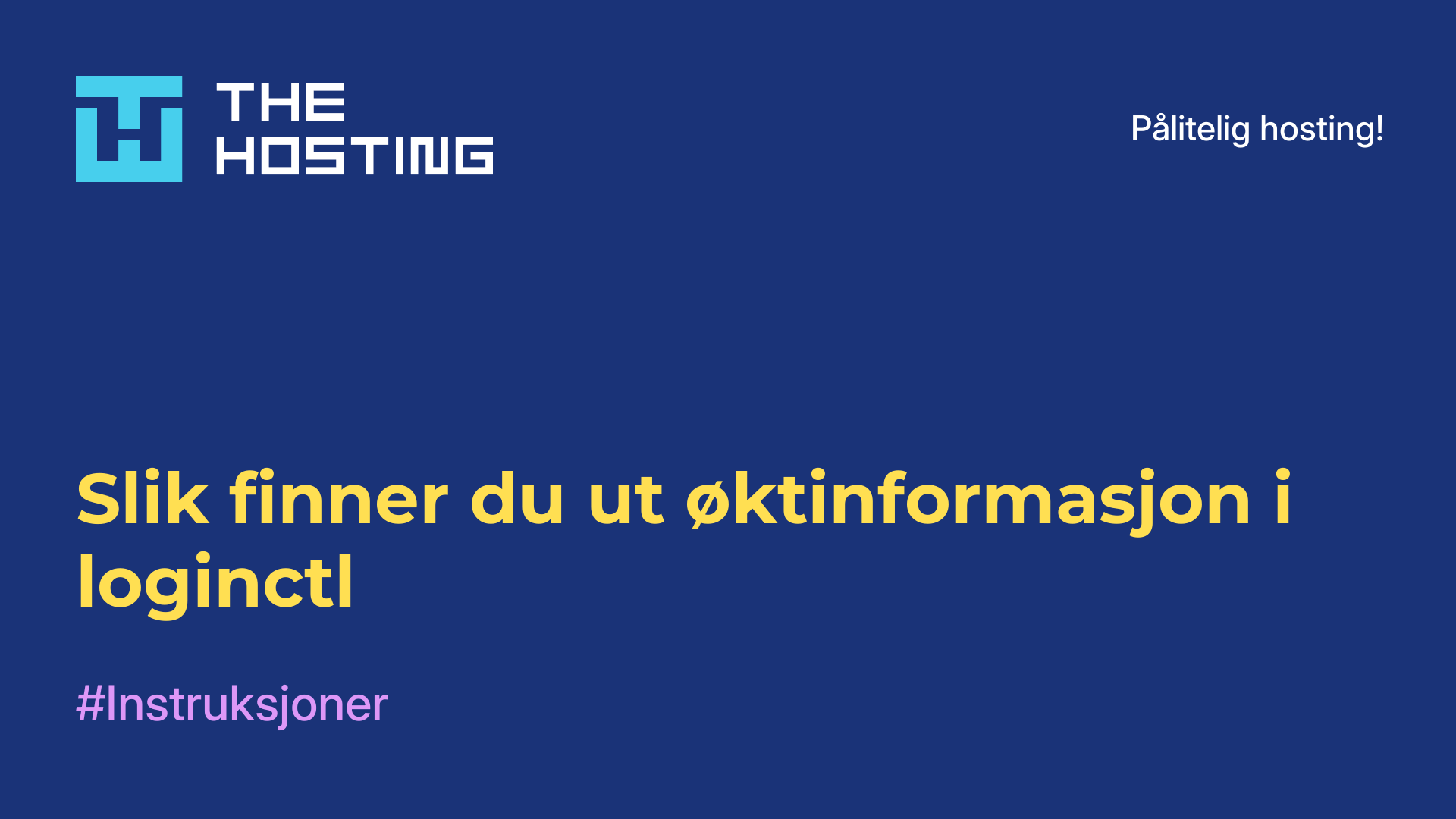 Slik finner du ut øktinformasjon i loginctl