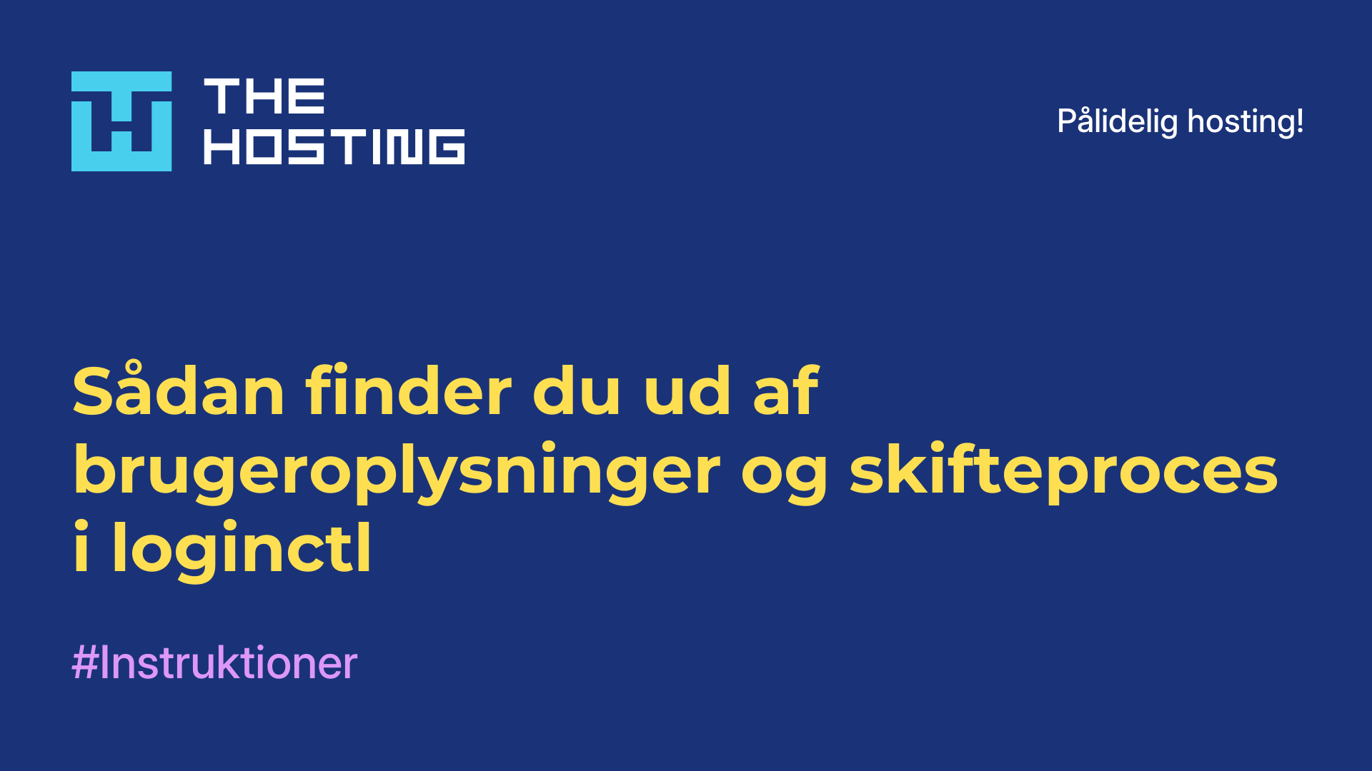 Sådan finder du ud af brugeroplysninger og skifteproces i loginctl