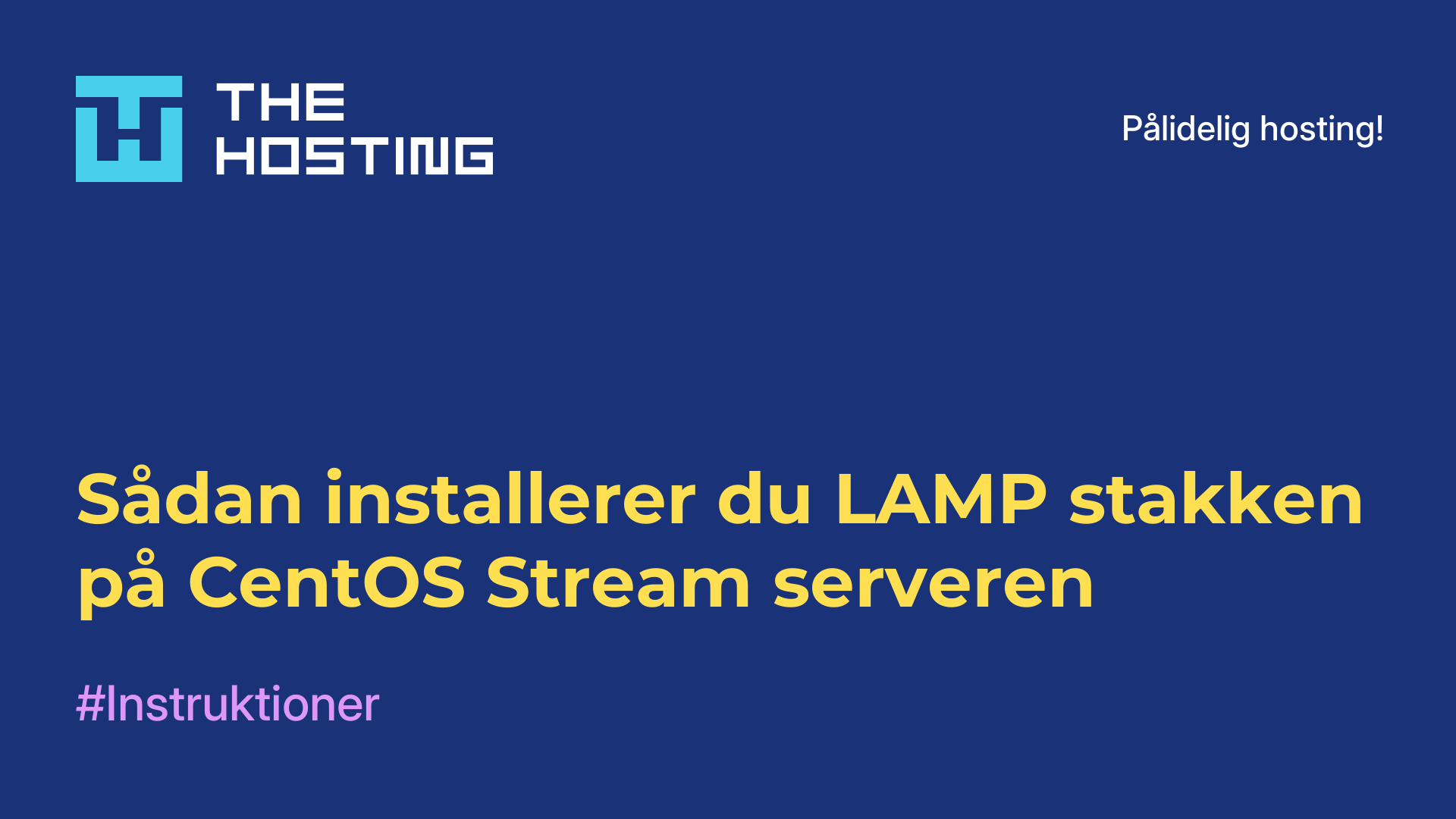 Sådan installerer du LAMP-stakken på CentOS Stream-serveren