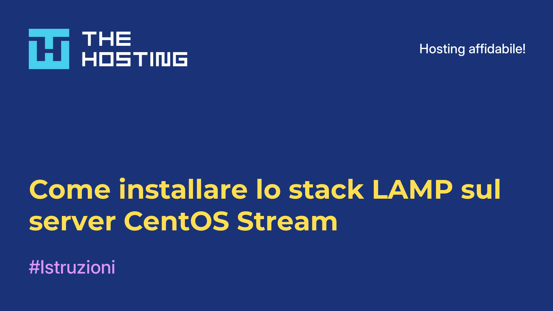 Come installare lo stack LAMP sul server CentOS Stream