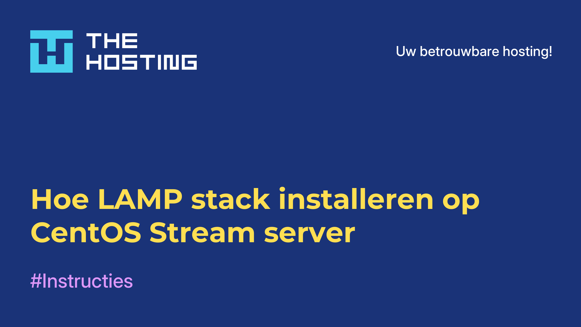 Hoe LAMP-stack installeren op CentOS Stream-server