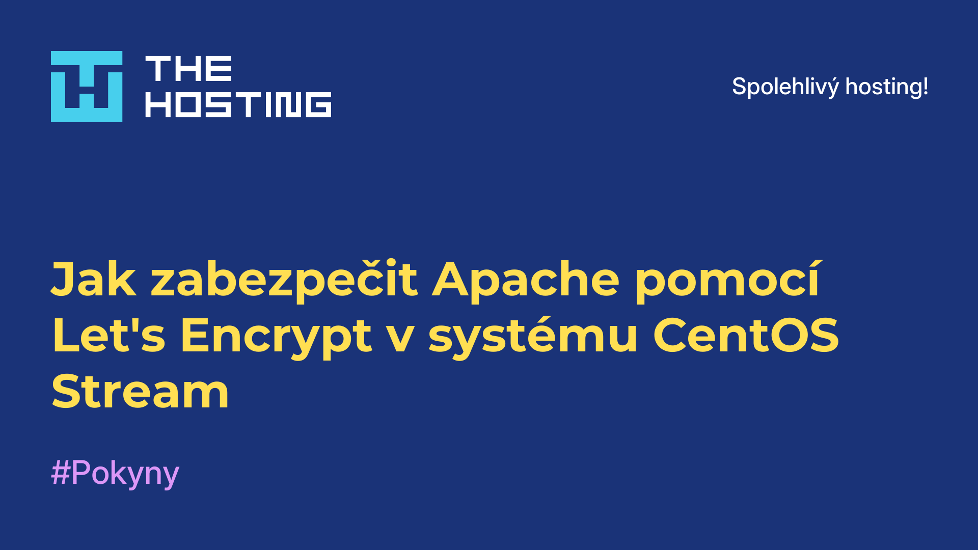 Jak zabezpečit Apache pomocí Let's Encrypt v systému CentOS Stream