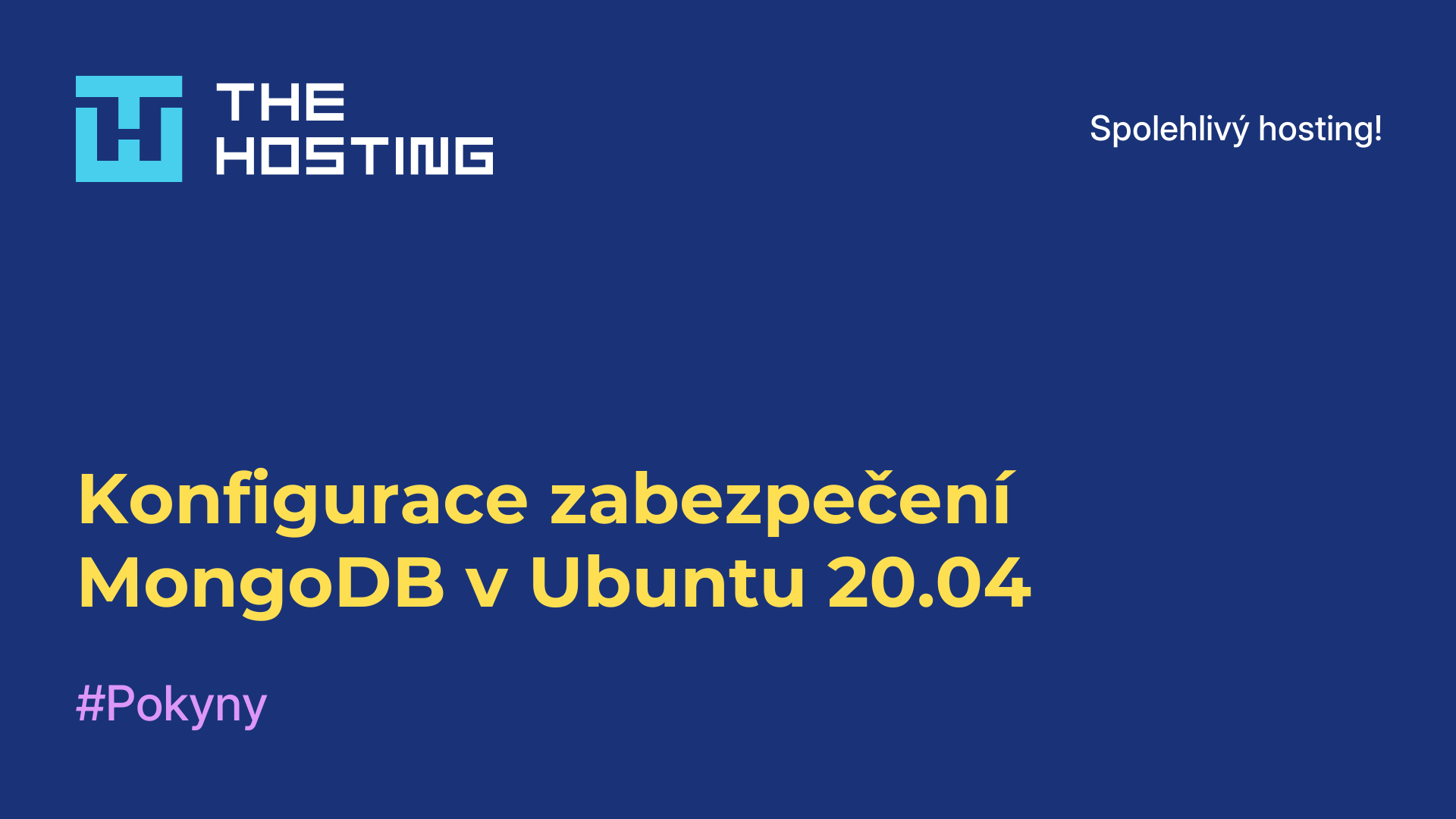 Konfigurace zabezpečení MongoDB v Ubuntu 20.04