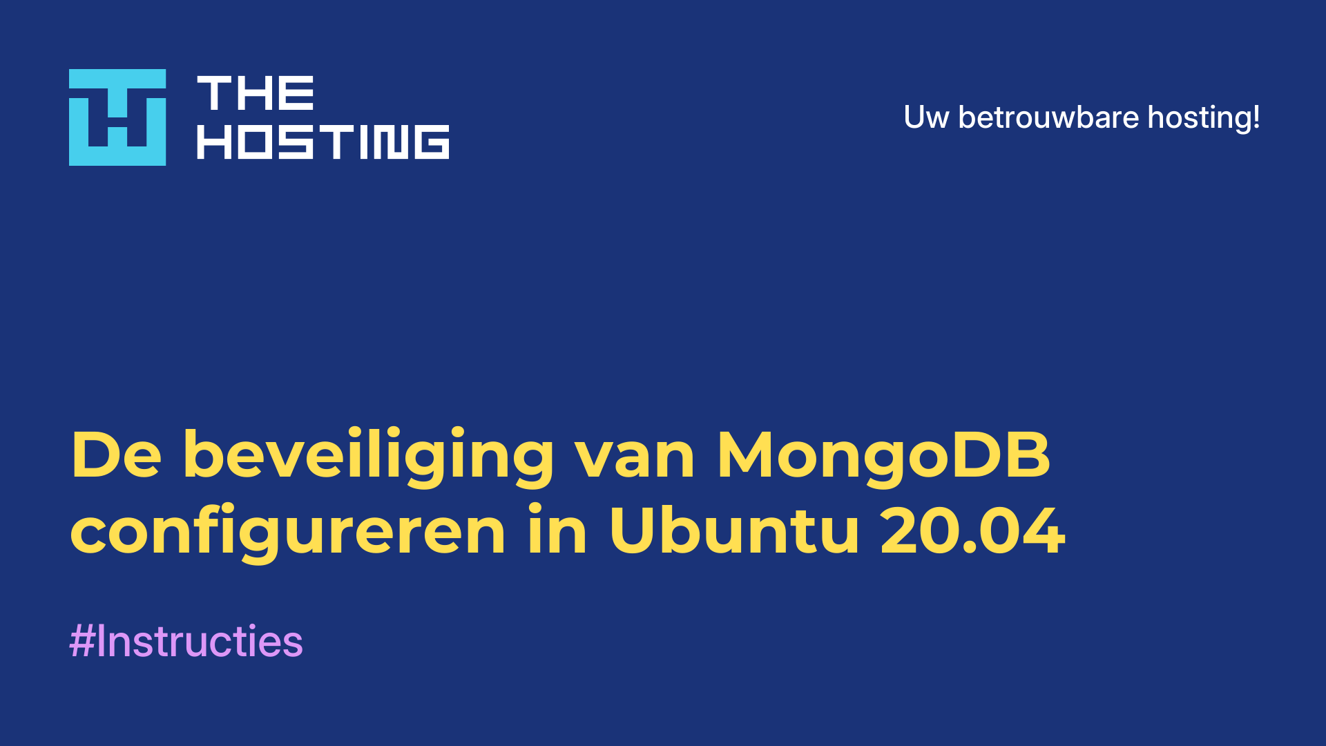De beveiliging van MongoDB configureren in Ubuntu 20.04