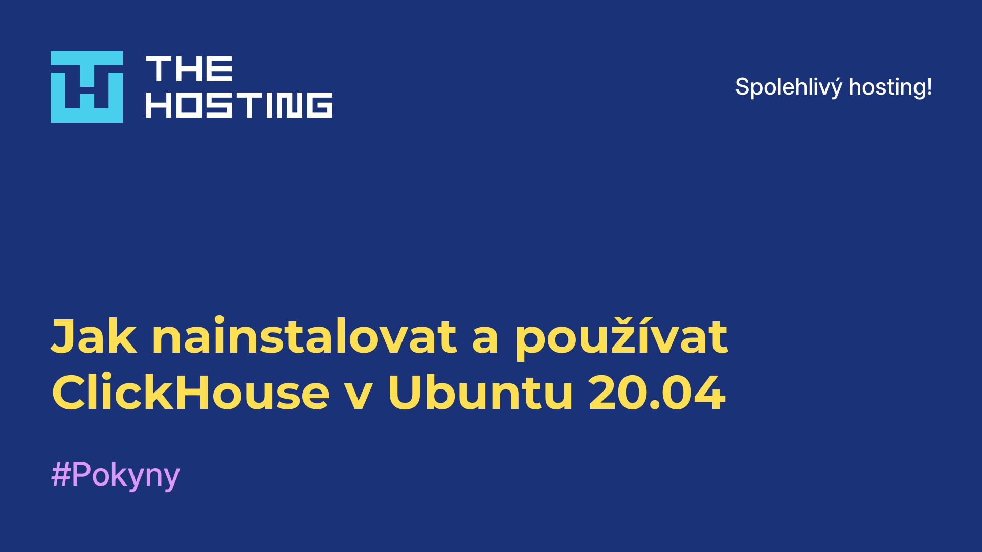 Jak nainstalovat a používat ClickHouse v Ubuntu 20.04