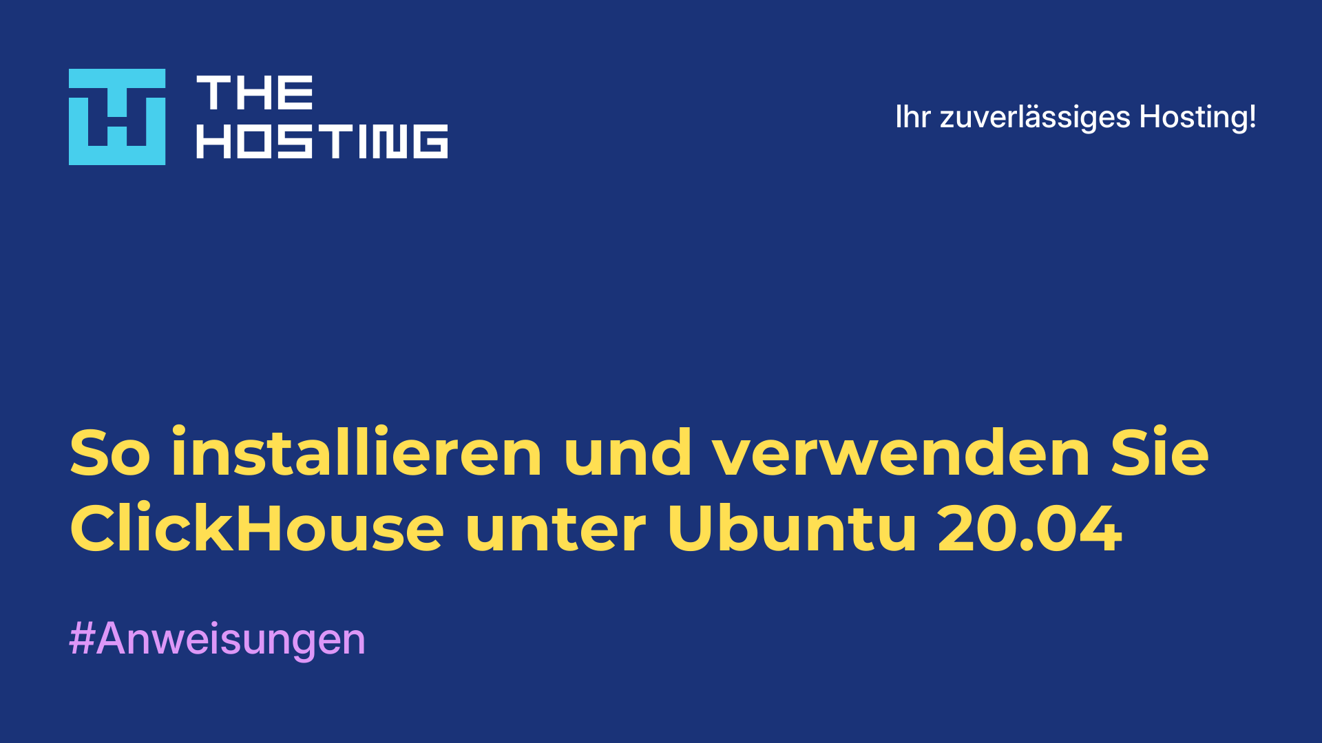 So installieren und verwenden Sie ClickHouse unter Ubuntu 20.04