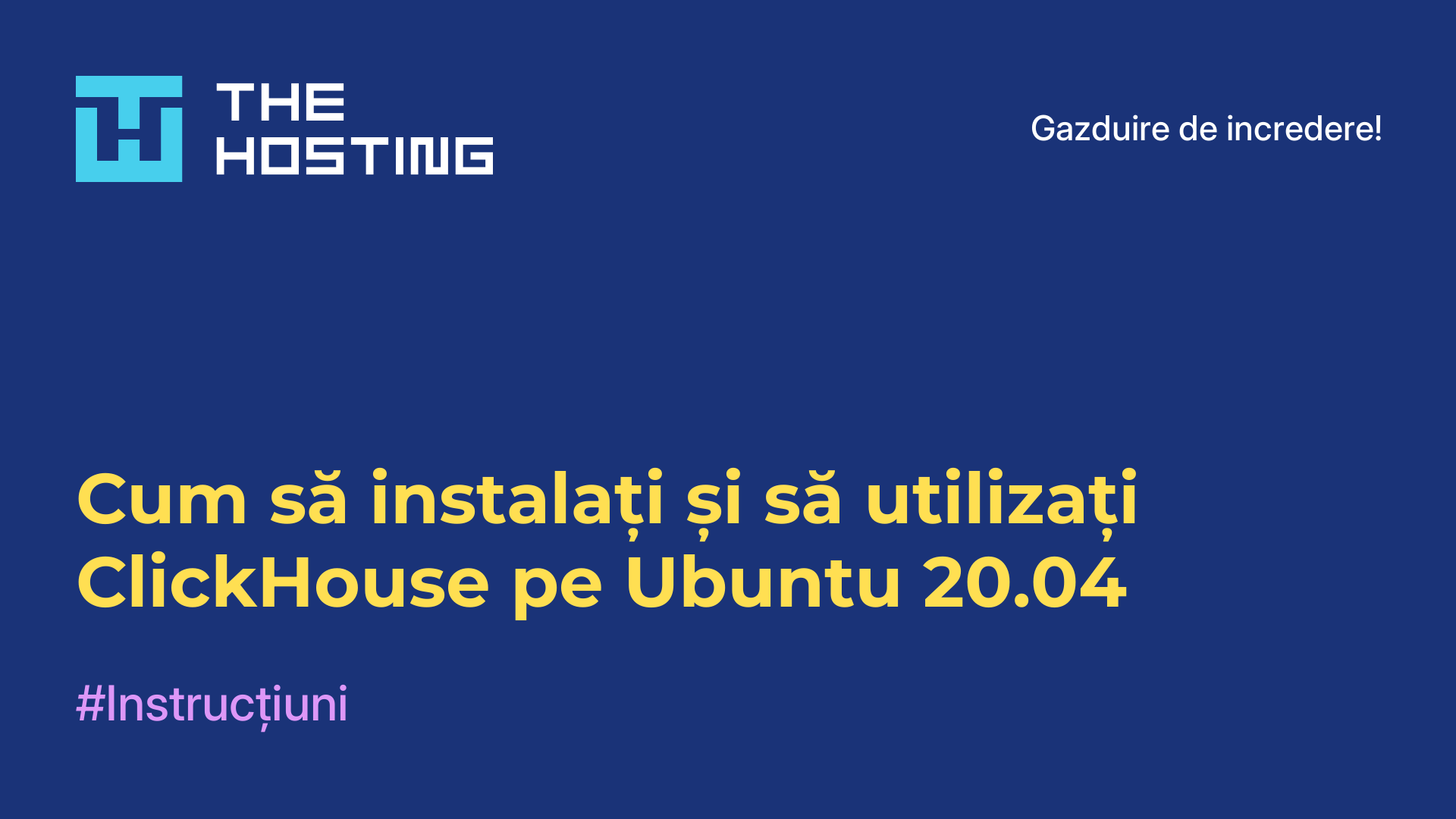 Cum să instalați și să utilizați ClickHouse pe Ubuntu 20.04
