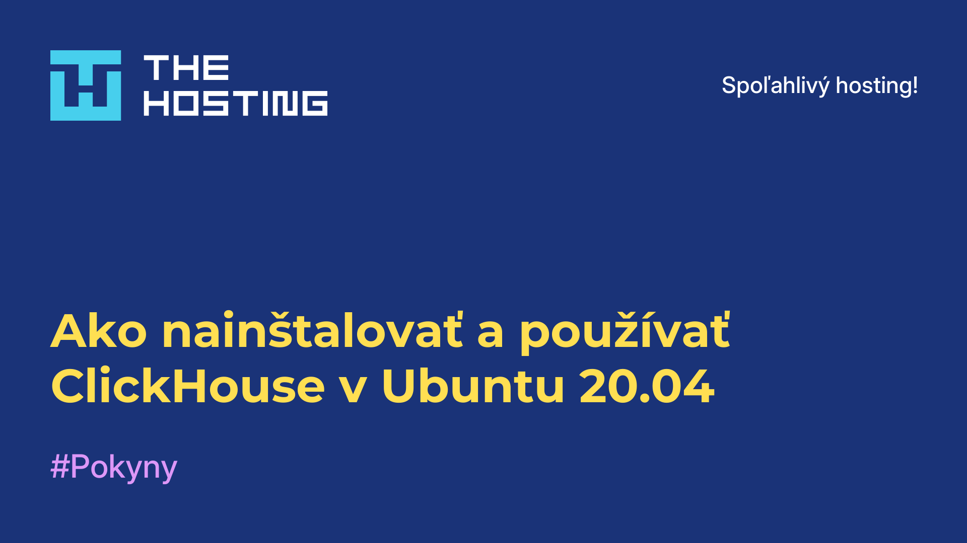 Ako nainštalovať a používať ClickHouse v Ubuntu 20.04