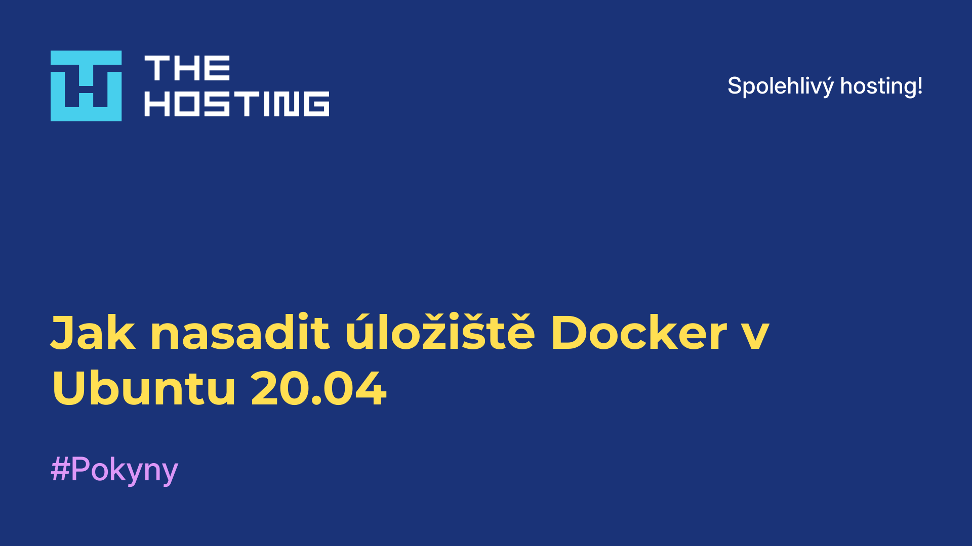 Jak nasadit úložiště Docker v Ubuntu 20.04