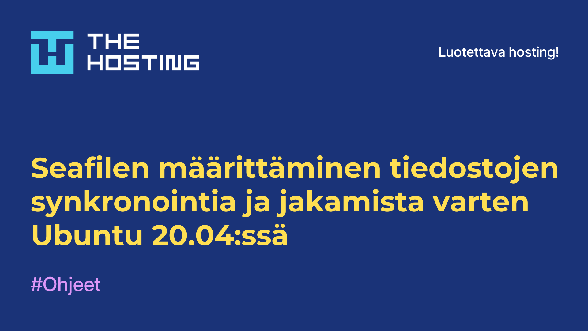 Seafilen määrittäminen tiedostojen synkronointia ja jakamista varten Ubuntu 20.04:ssä