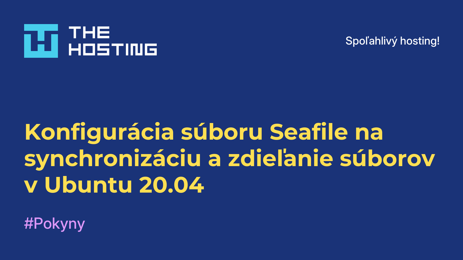 Konfigurácia súboru Seafile na synchronizáciu a zdieľanie súborov v Ubuntu 20.04
