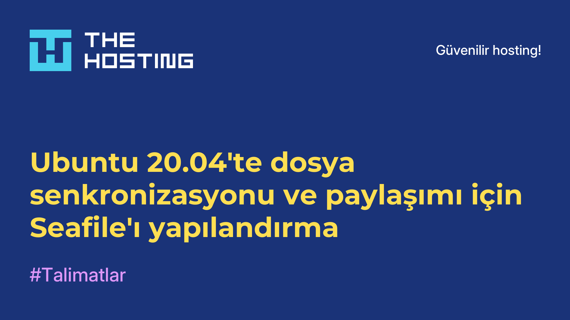 Ubuntu 20.04'te dosya senkronizasyonu ve paylaşımı için Seafile'ı yapılandırma