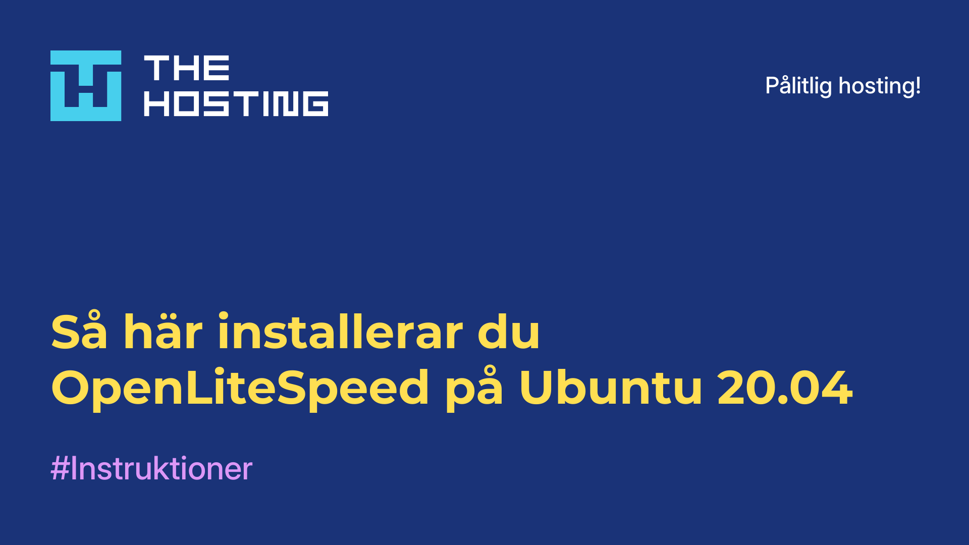 Så här installerar du OpenLiteSpeed på Ubuntu 20.04