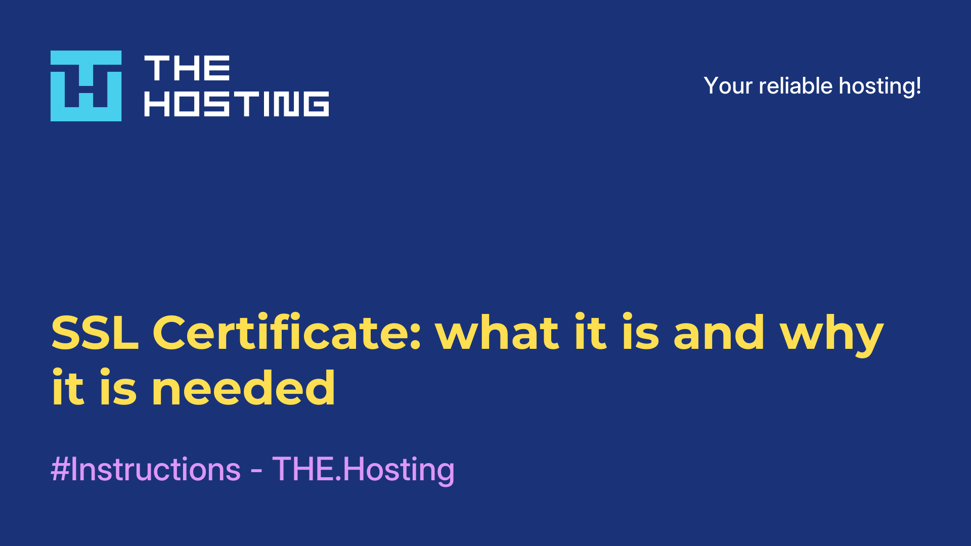 SSL Certificate: what it is and why it is needed
