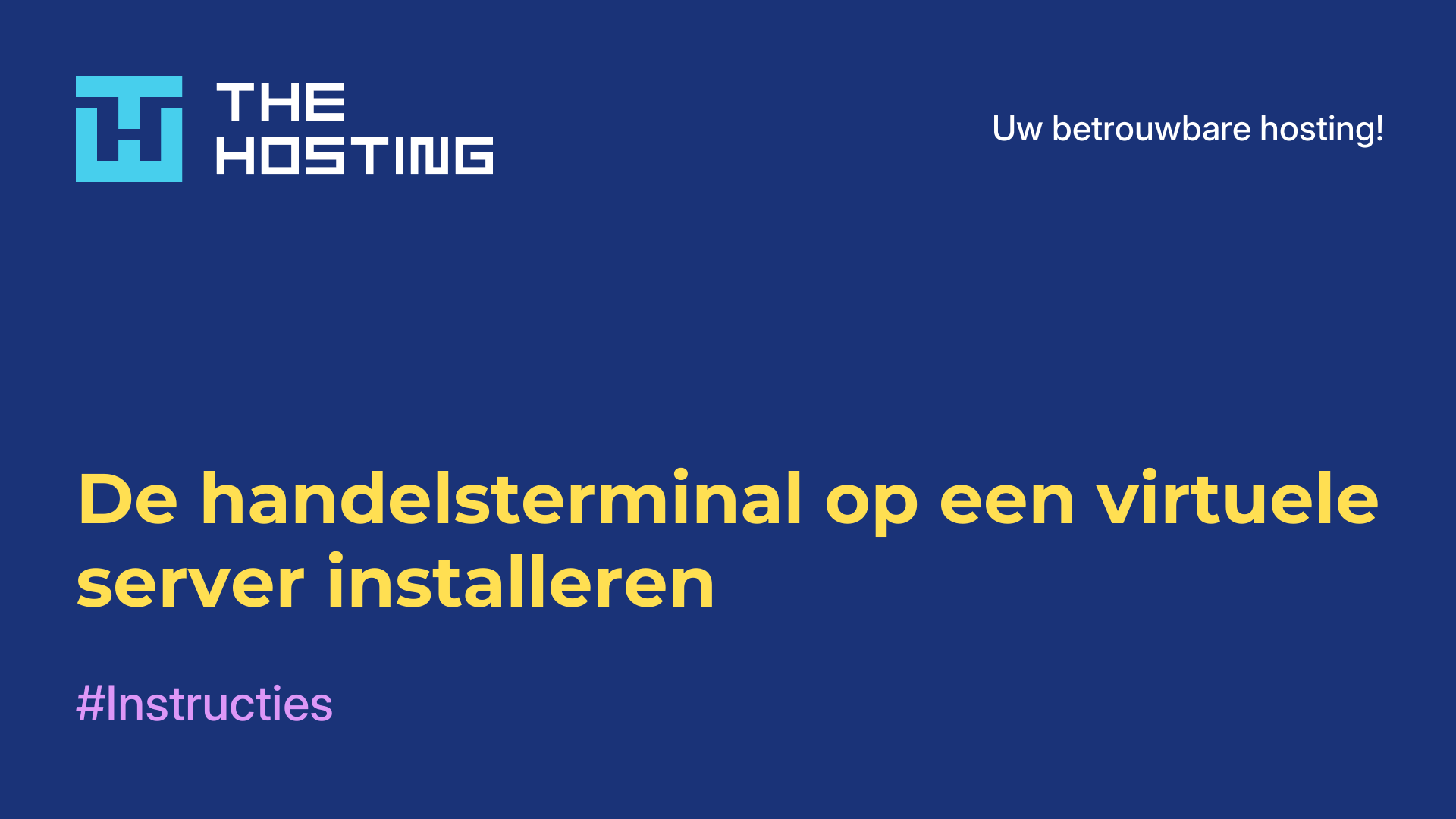 De handelsterminal op een virtuele server installeren