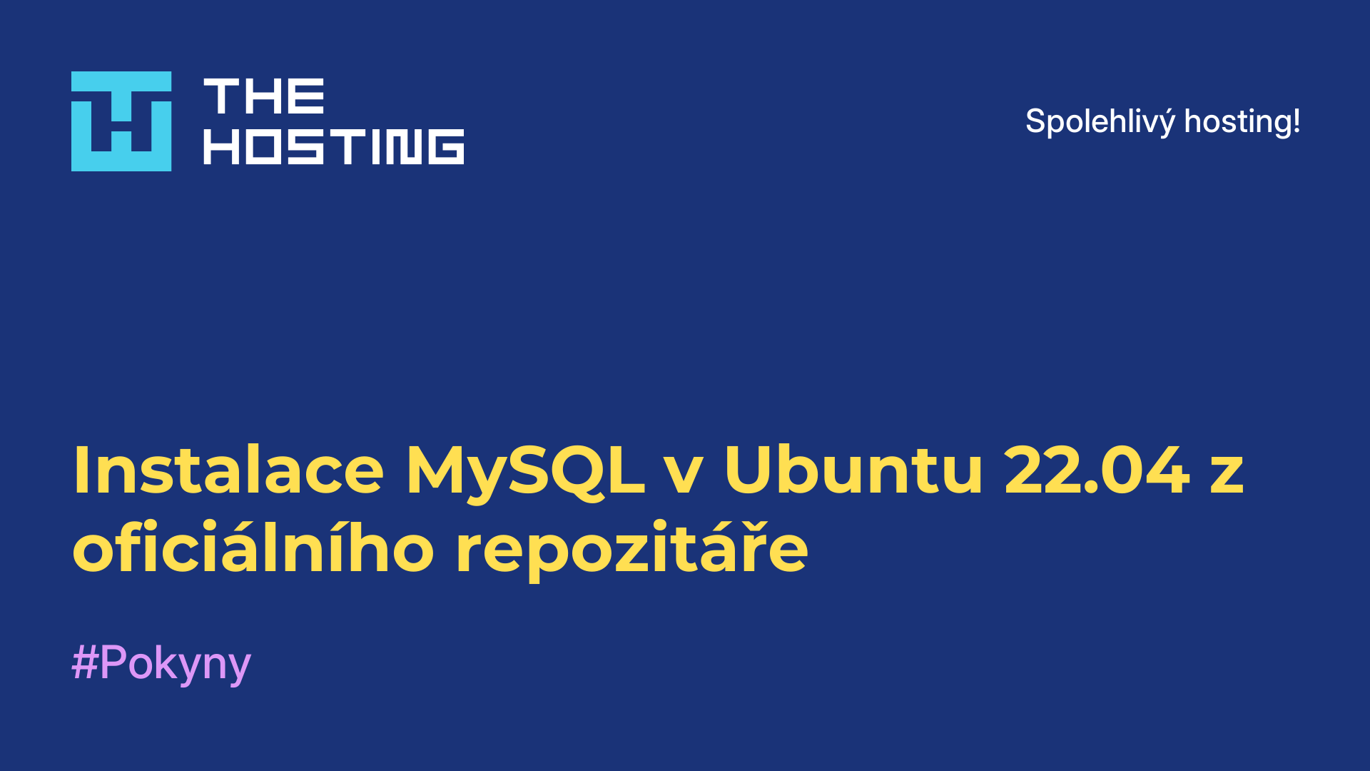 Instalace MySQL v Ubuntu 22.04 z oficiálního repozitáře