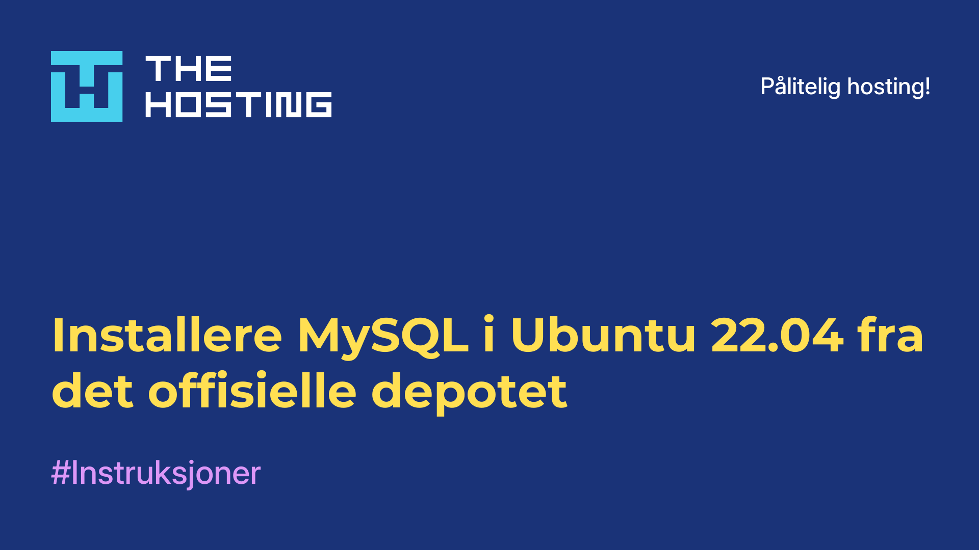 Installere MySQL i Ubuntu 22.04 fra det offisielle depotet