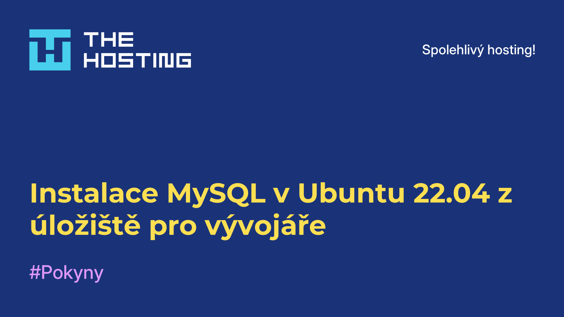 Instalace MySQL v Ubuntu 22.04 z úložiště pro vývojáře