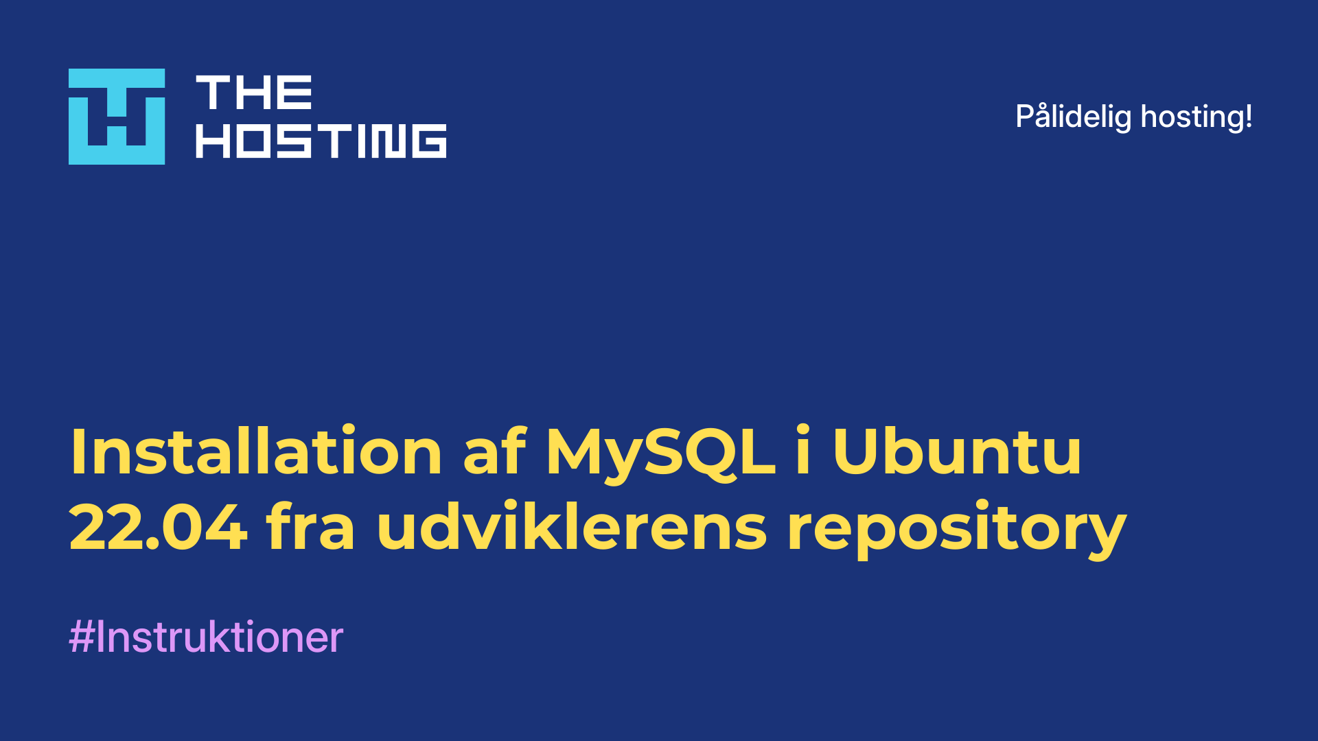 Installation af MySQL i Ubuntu 22.04 fra udviklerens repository