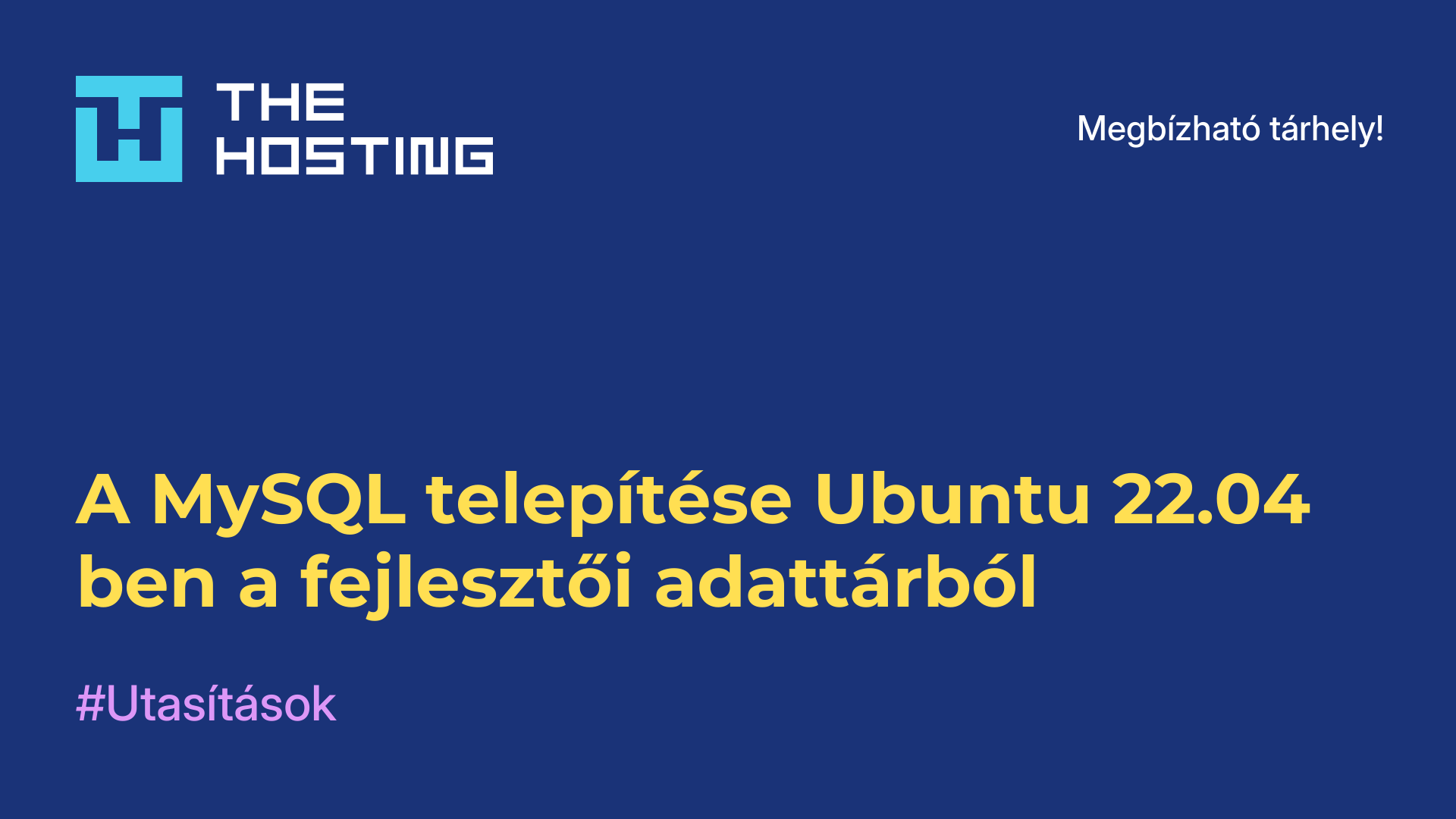 A MySQL telepítése Ubuntu 22.04-ben a fejlesztői adattárból