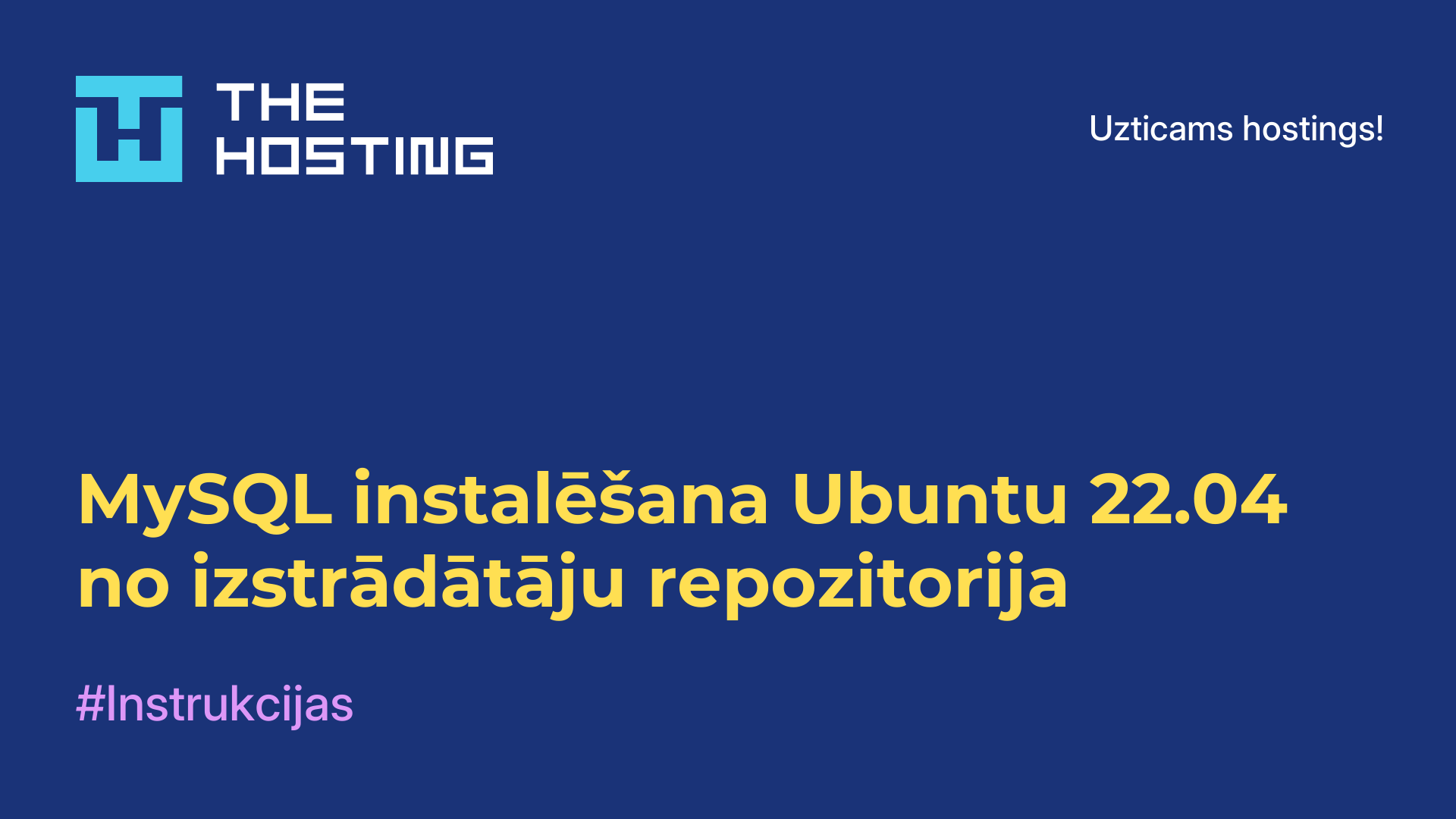 MySQL instalēšana Ubuntu 22.04 no izstrādātāju repozitorija