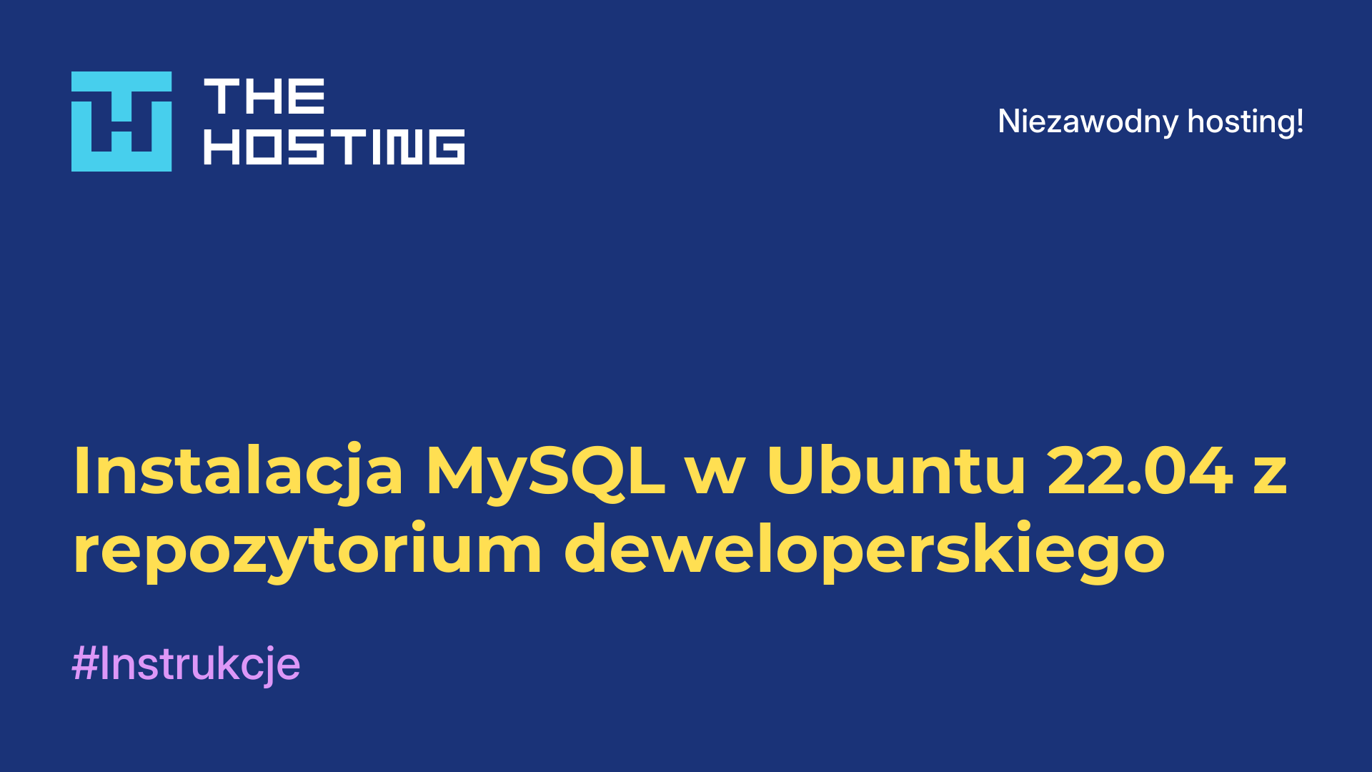 Instalacja MySQL w Ubuntu 22.04 z repozytorium deweloperskiego
