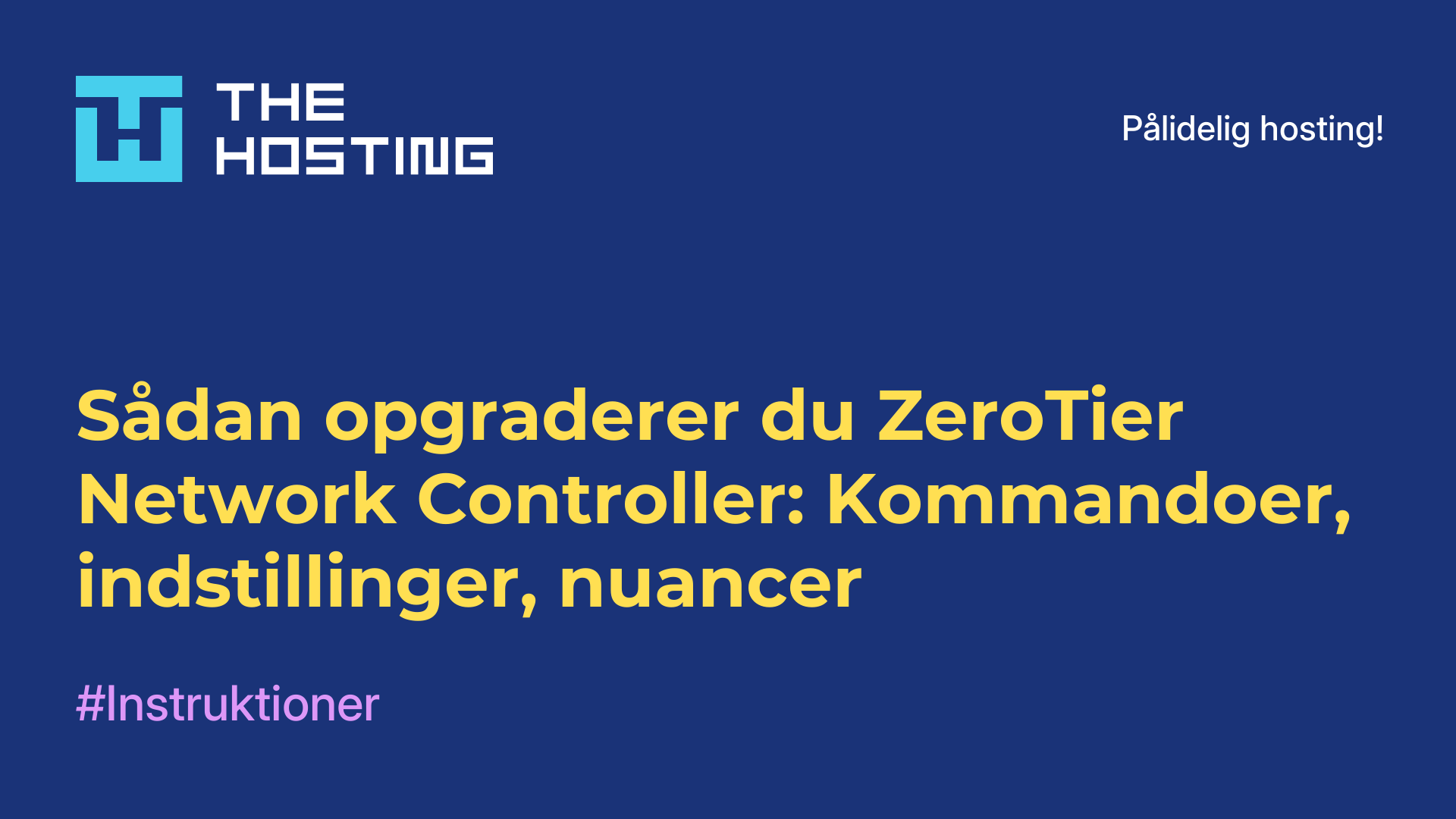 Sådan opgraderer du ZeroTier Network Controller: Kommandoer, indstillinger, nuancer