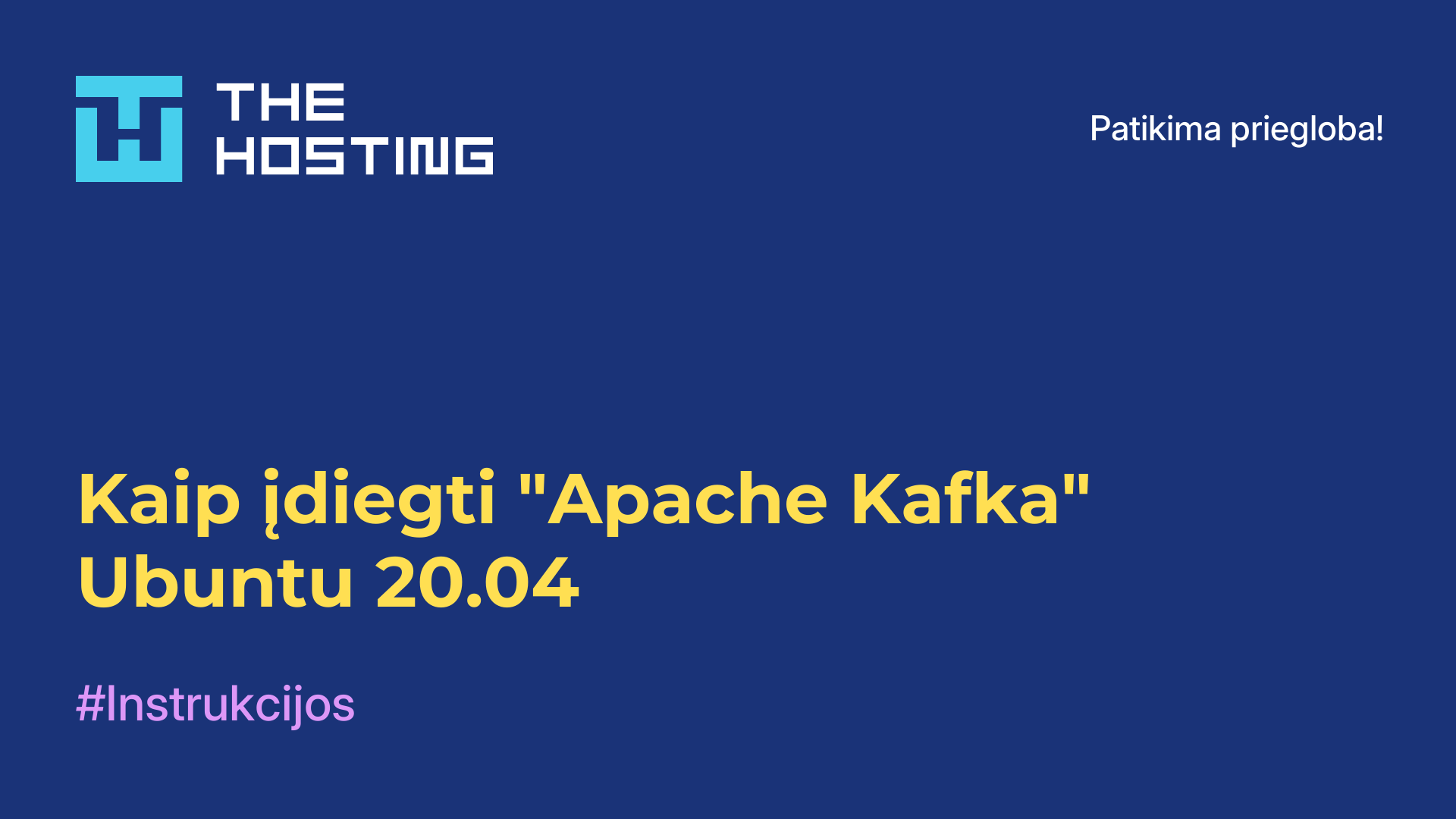 Kaip įdiegti "Apache Kafka" Ubuntu 20.04