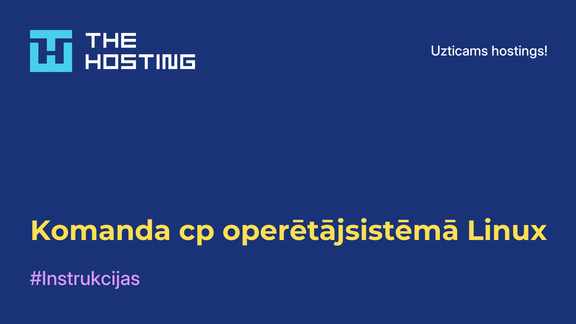 Komanda cp operētājsistēmā Linux