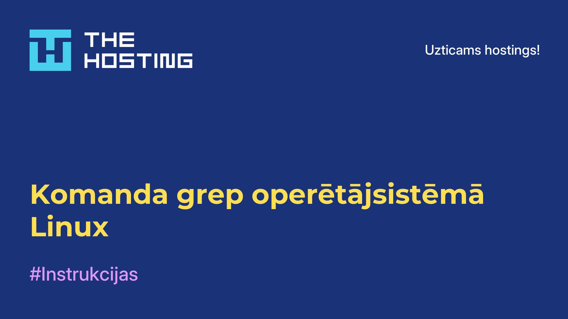 Komanda grep operētājsistēmā Linux