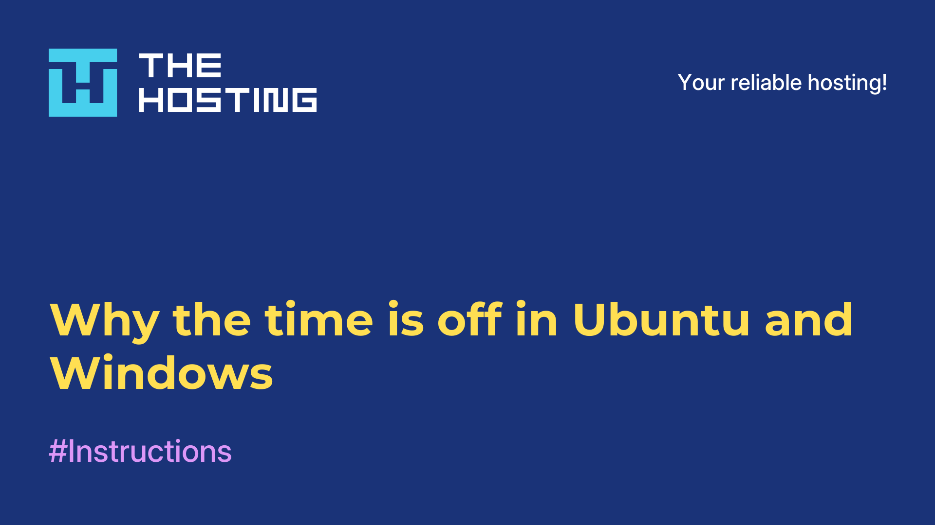 Why the time is off in Ubuntu and Windows