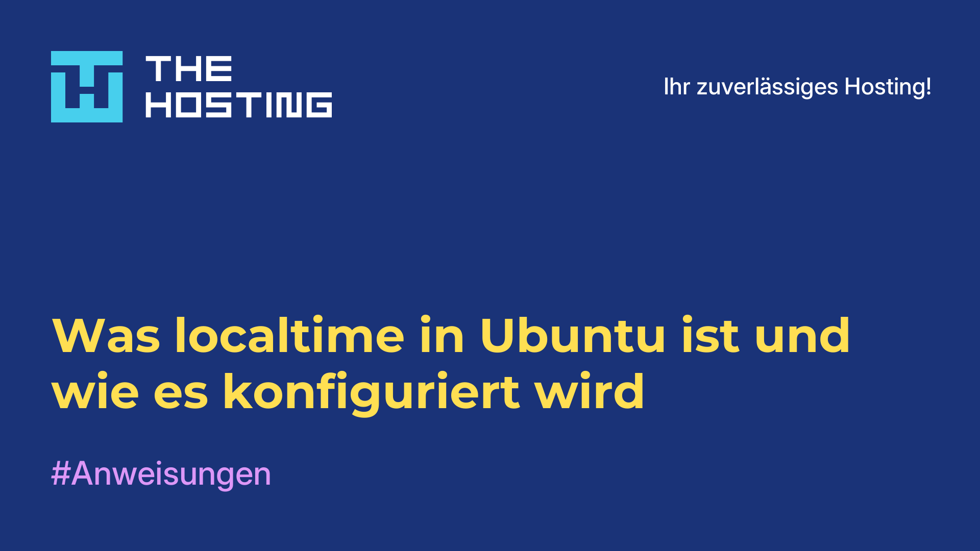 Was localtime in Ubuntu ist und wie es konfiguriert wird