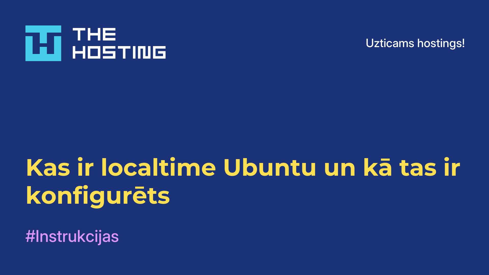Kas ir localtime Ubuntu un kā tas ir konfigurēts