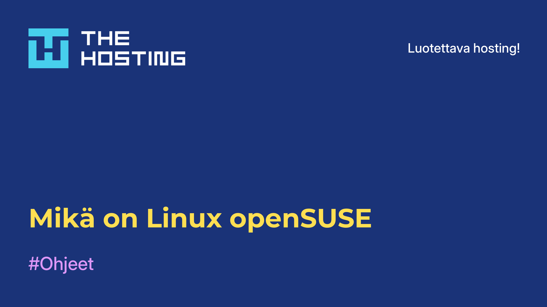 Mikä on Linux openSUSE