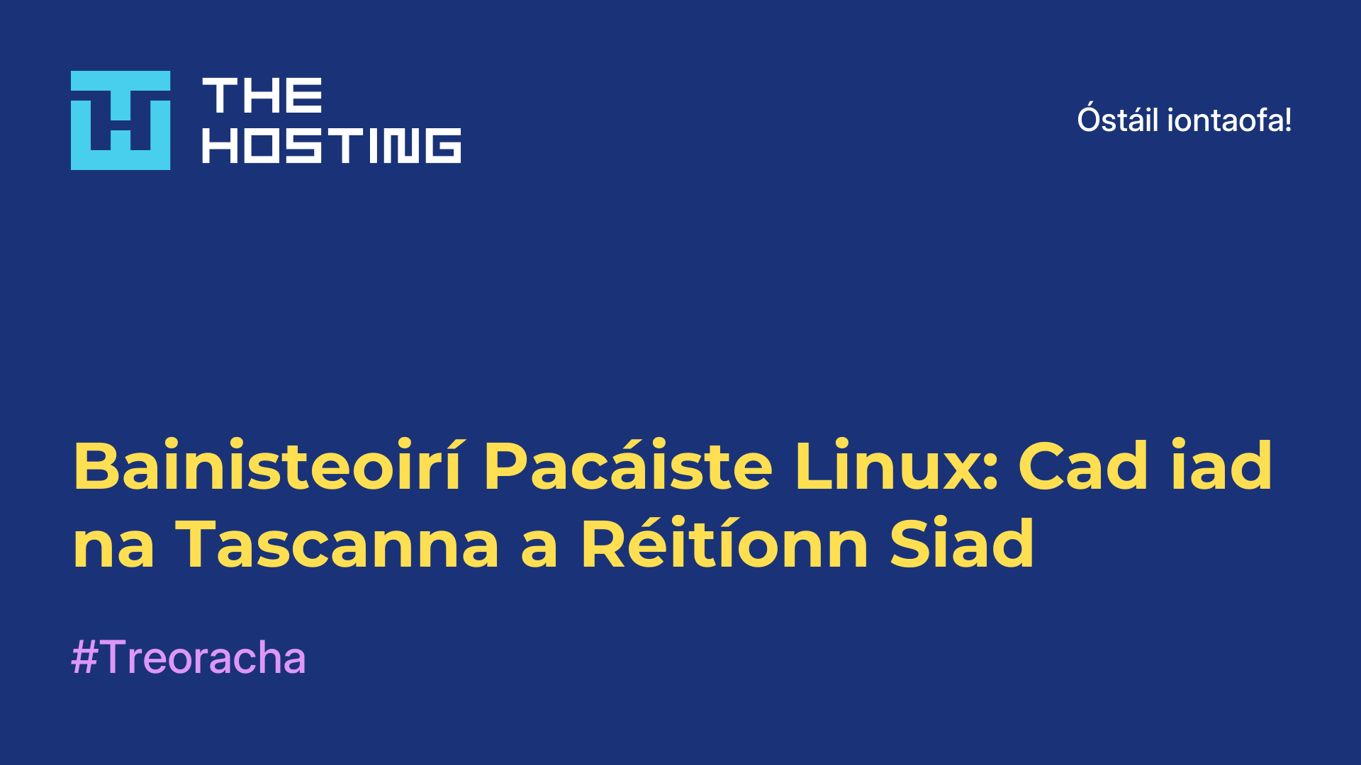 Bainisteoirí Pacáiste Linux: Cad iad na Tascanna a Réitíonn Siad