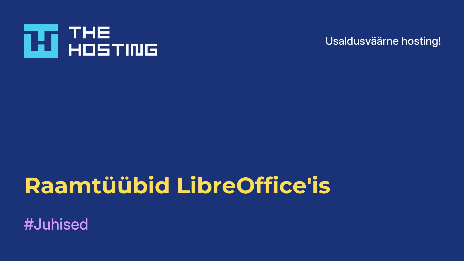 Raamtüübid LibreOffice'is