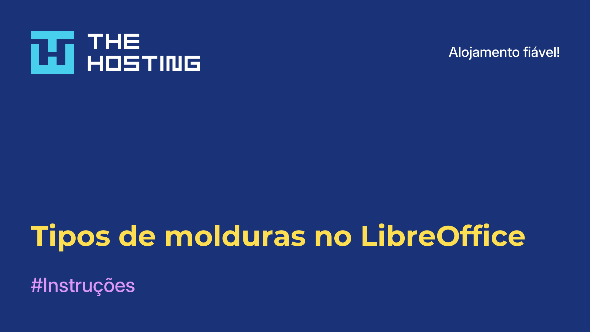 Tipos de molduras no LibreOffice