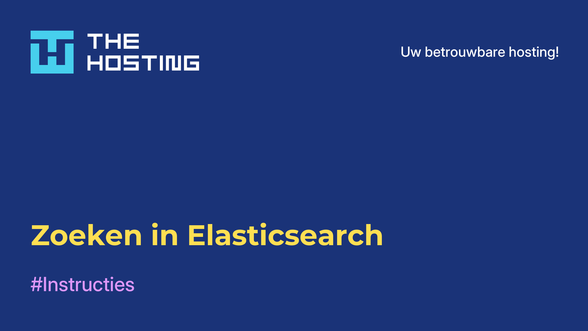 Zoeken in Elasticsearch