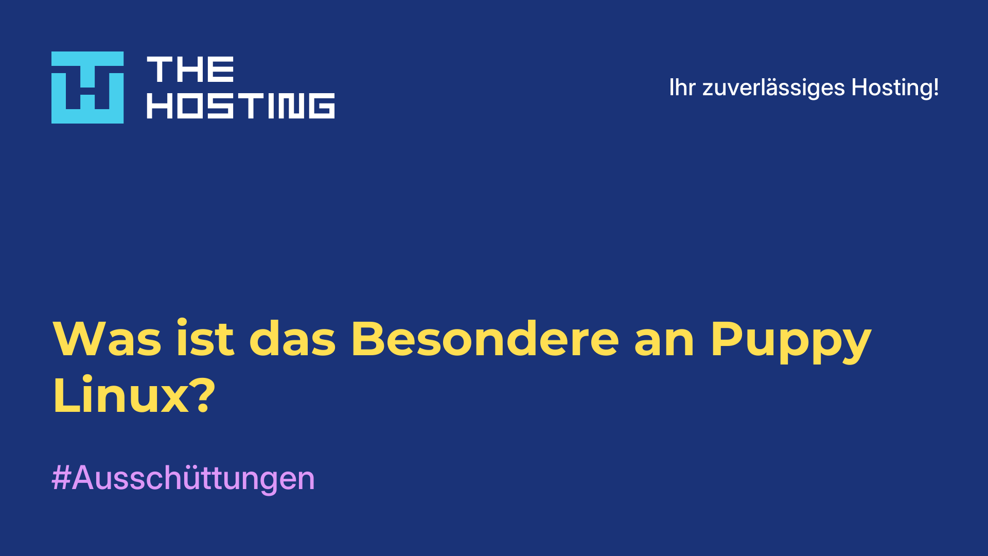 Was ist das Besondere an Puppy Linux?