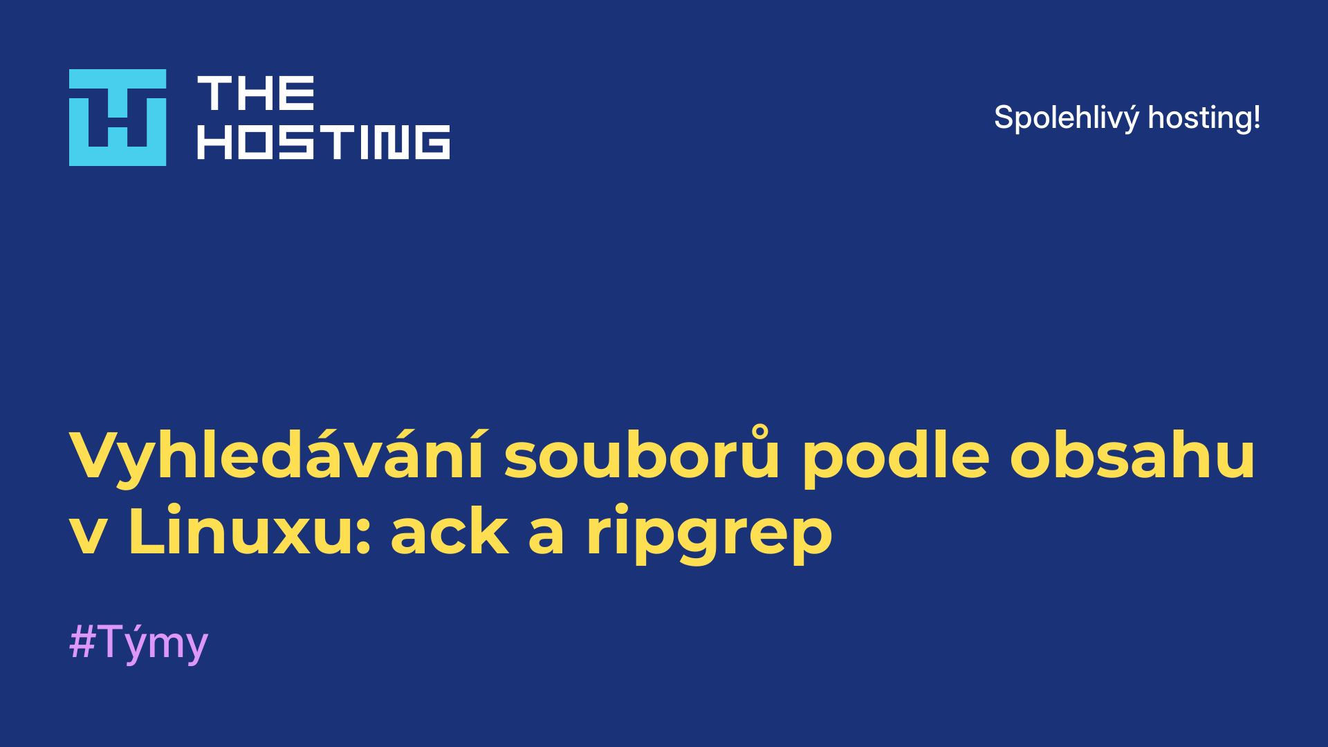 Vyhledávání souborů podle obsahu v Linuxu: ack a ripgrep