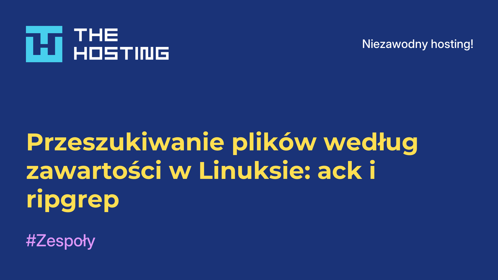 Przeszukiwanie plików według zawartości w Linuksie: ack i ripgrep