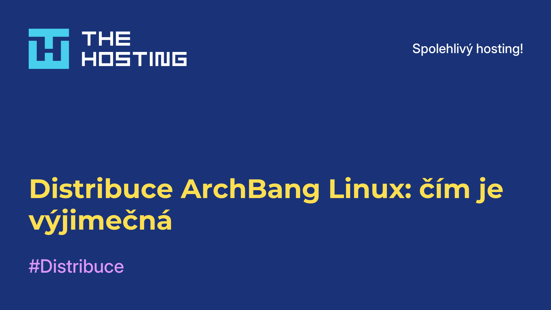 Distribuce ArchBang Linux: čím je výjimečná
