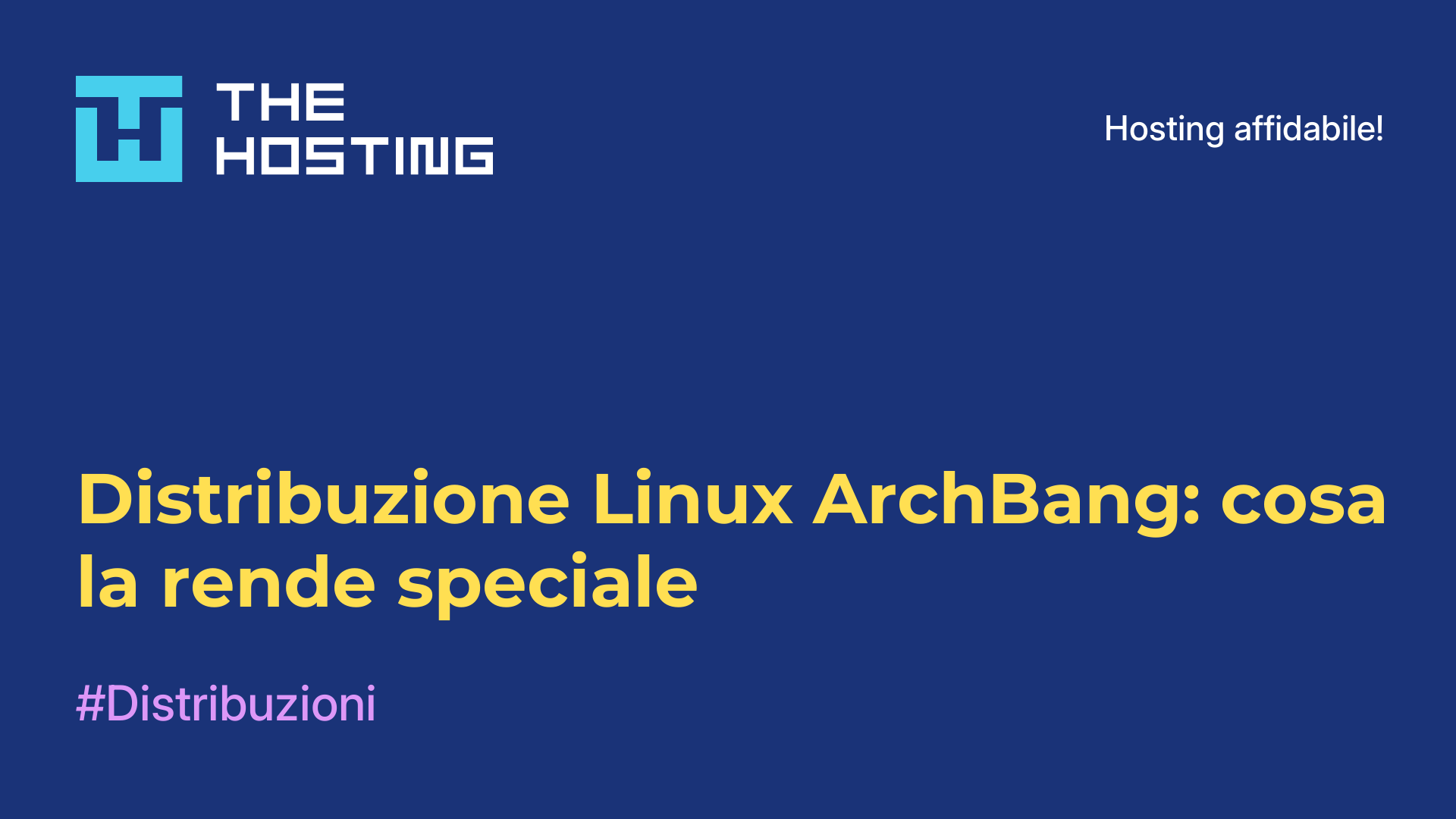 Distribuzione Linux ArchBang: cosa la rende speciale