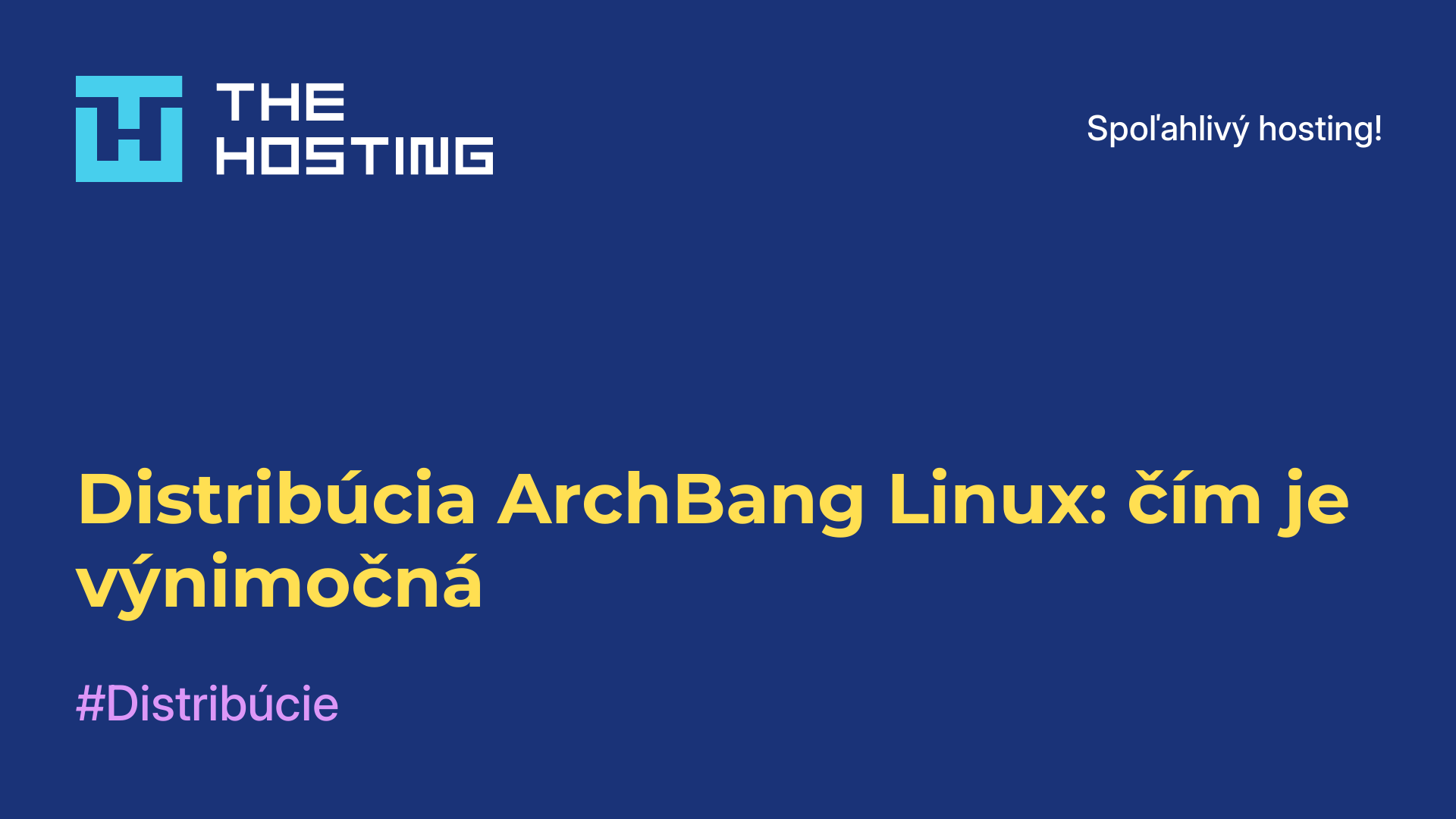 Distribúcia ArchBang Linux: čím je výnimočná