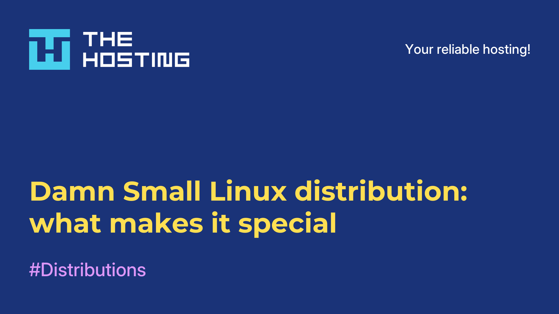 Damn Small Linux distribution: what makes it special