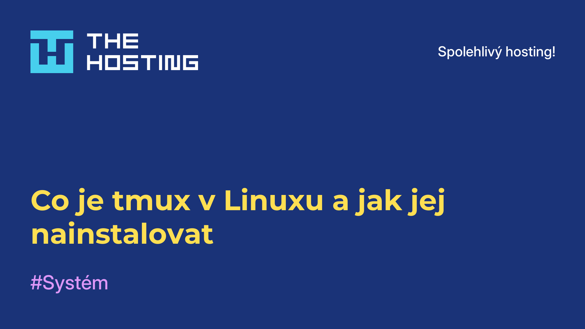 Co je tmux v Linuxu a jak jej nainstalovat