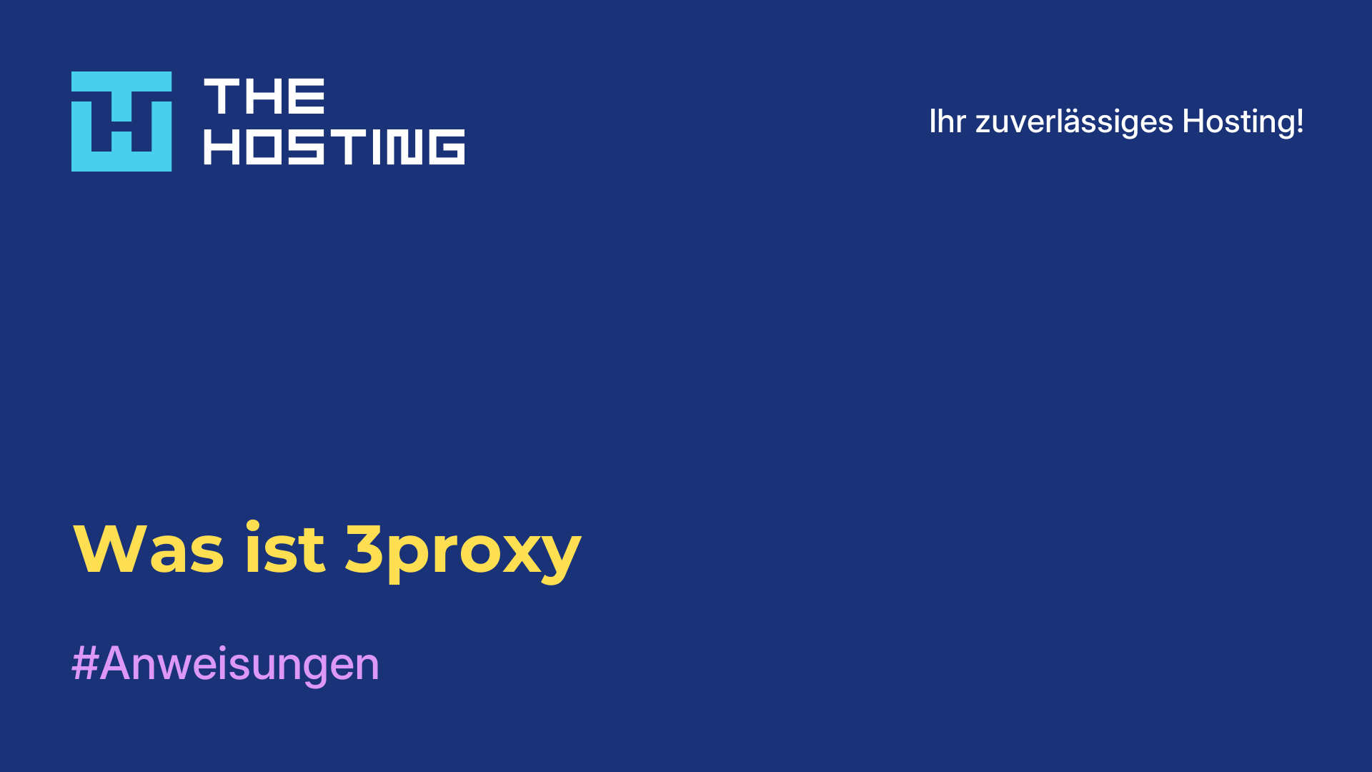 Was ist 3proxy