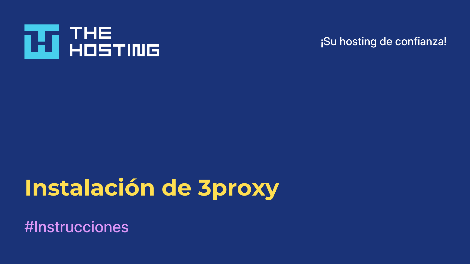 Instalación de 3proxy