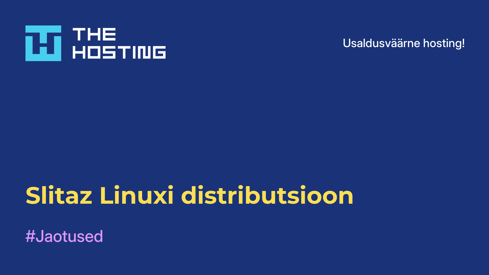 Slitaz Linuxi distributsioon