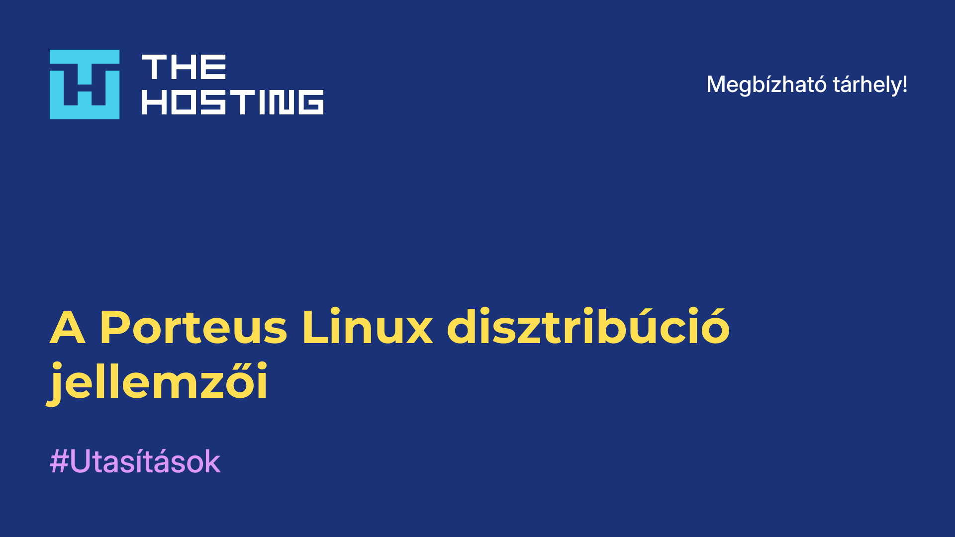 A Porteus Linux disztribúció jellemzői